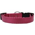 Mirage Pet Products Plain Nylon Cat Safety Collar, Rose MI358230